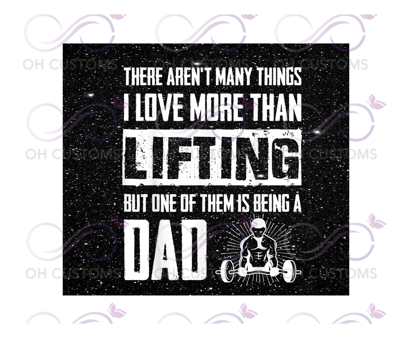 Weightlifting Dad 20 oz cup/tumbler