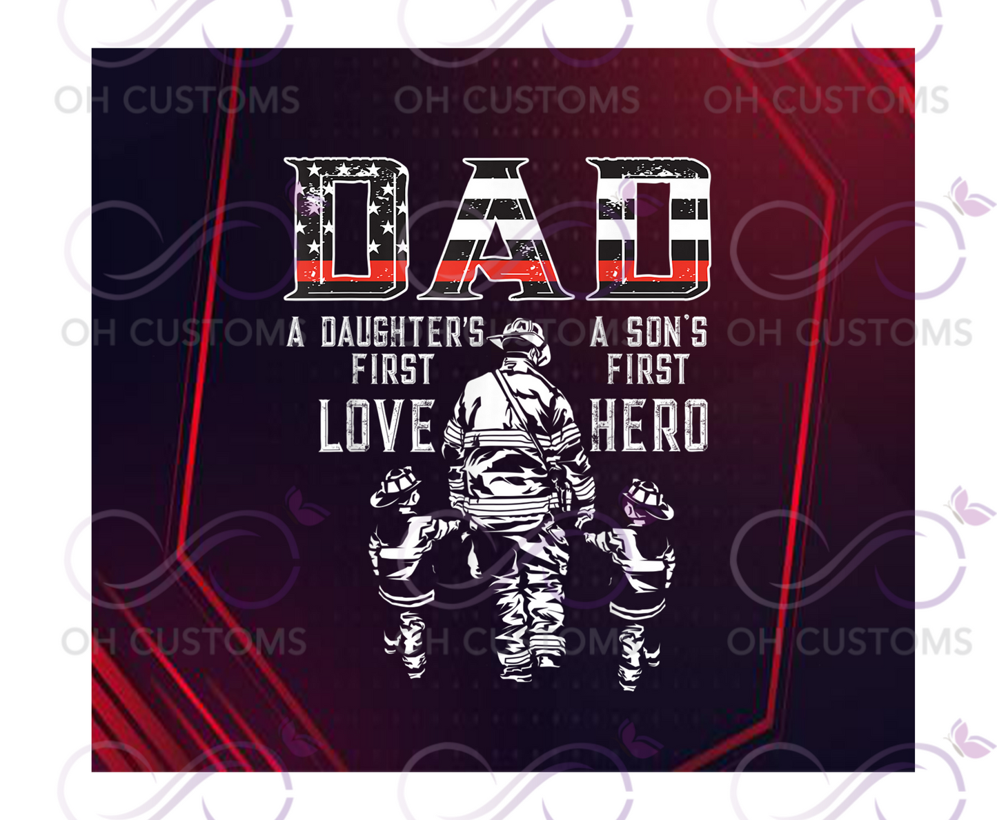 Military Dad 20 oz cup/tumbler