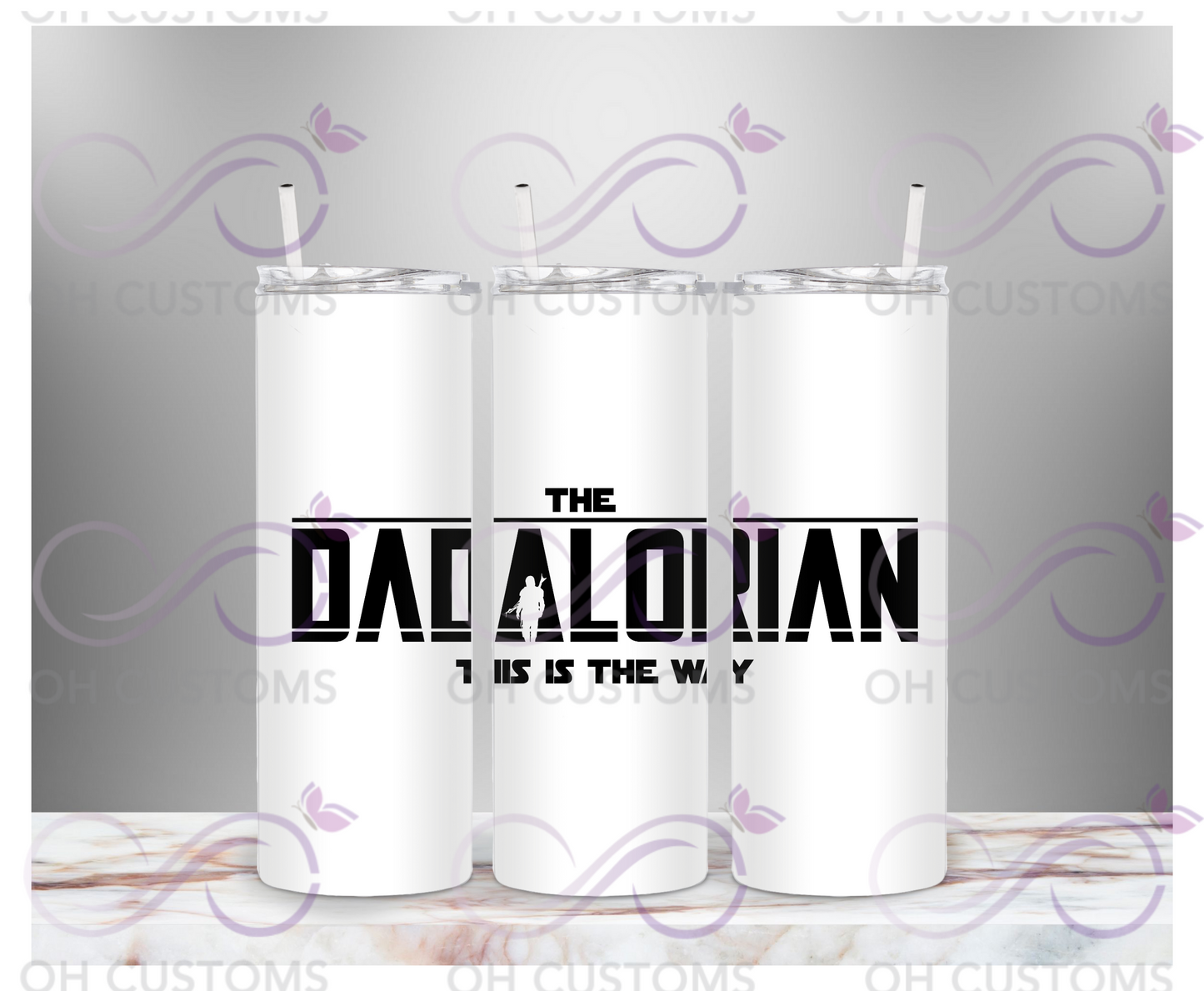 Dadalorian T-Shirt & 20 oz Cup/tumbler