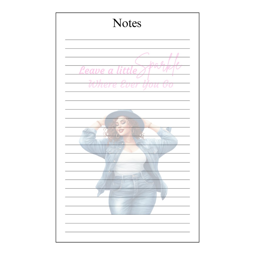 Custom Handmade Notepad – 50 Pages | Personalized Notebook | Lined or Blank | 5.8 x 8.3 Notepad