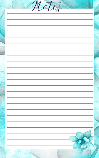 Custom Handmade Notepad – 50 Pages | Personalized Notebook | Lined or Blank | 5.8 x 8.3 Notepad