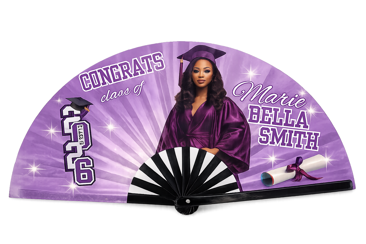 Custom Clack Fan – Personalized Folding Hand Fan for Events & Celebrations