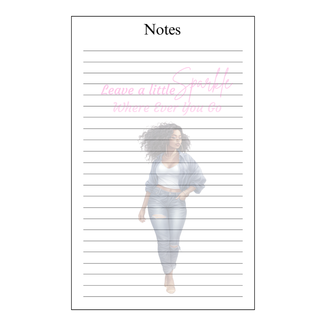 Custom Handmade Notepad – 50 Pages | Personalized Notebook | Lined or Blank | 5.8 x 8.3 Notepad