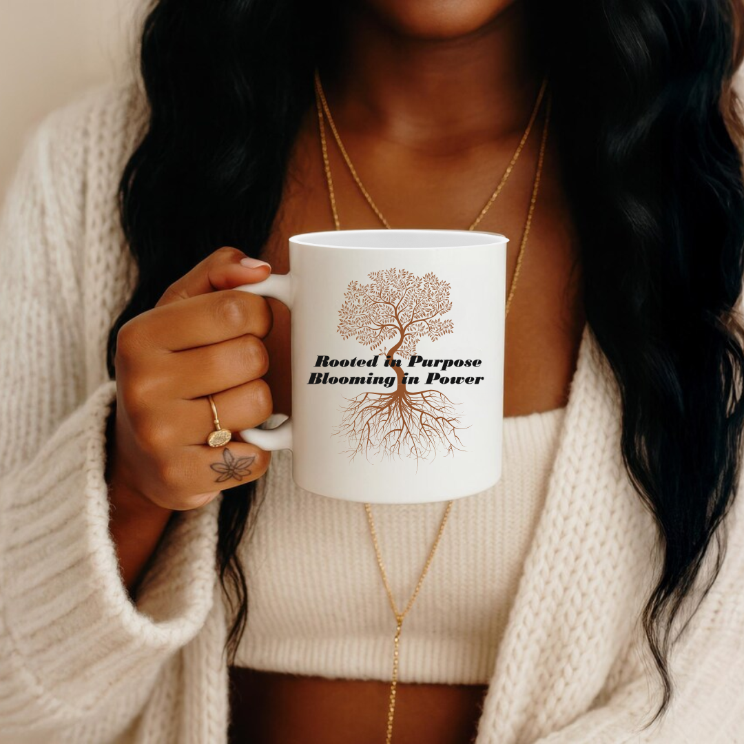 Rooted In Purpose Rooted in my purpose 12 oz mug – Oh Customs