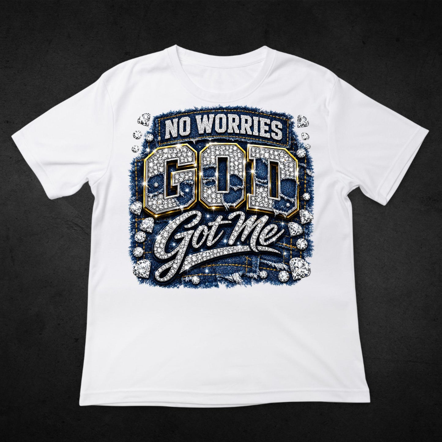 God Got Me Graphic Tee Collection | God Don’t Play About Me Viral Shirt | Faith Statement Tee