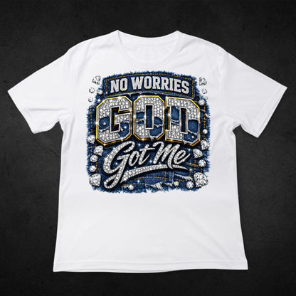 God Got Me Graphic Tee Collection | God Don’t Play About Me Viral Shirt | Faith Statement Tee