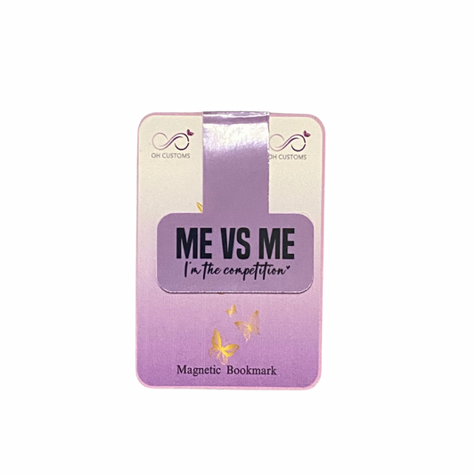 Me VS Me Magnetic Bookmark