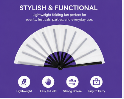 Custom Clack Fan – Personalized Folding Hand Fan for Events & Celebrations