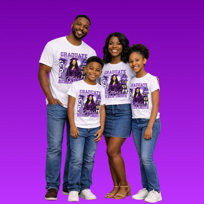 Custom Graduation T-Shirt with Photo | Personalized Graduation Shirt | Class of 2026 Shirt | Family Graduation Shirts