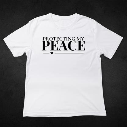 Protecting My Peace T-Shirt | Faith Inspired Shirt | Women Empowerment Graphic Tee | Positive Mindset Tee