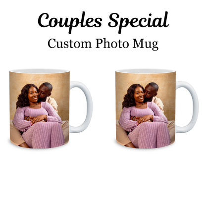 Love Sip Duo – Custom Photo Mug Set