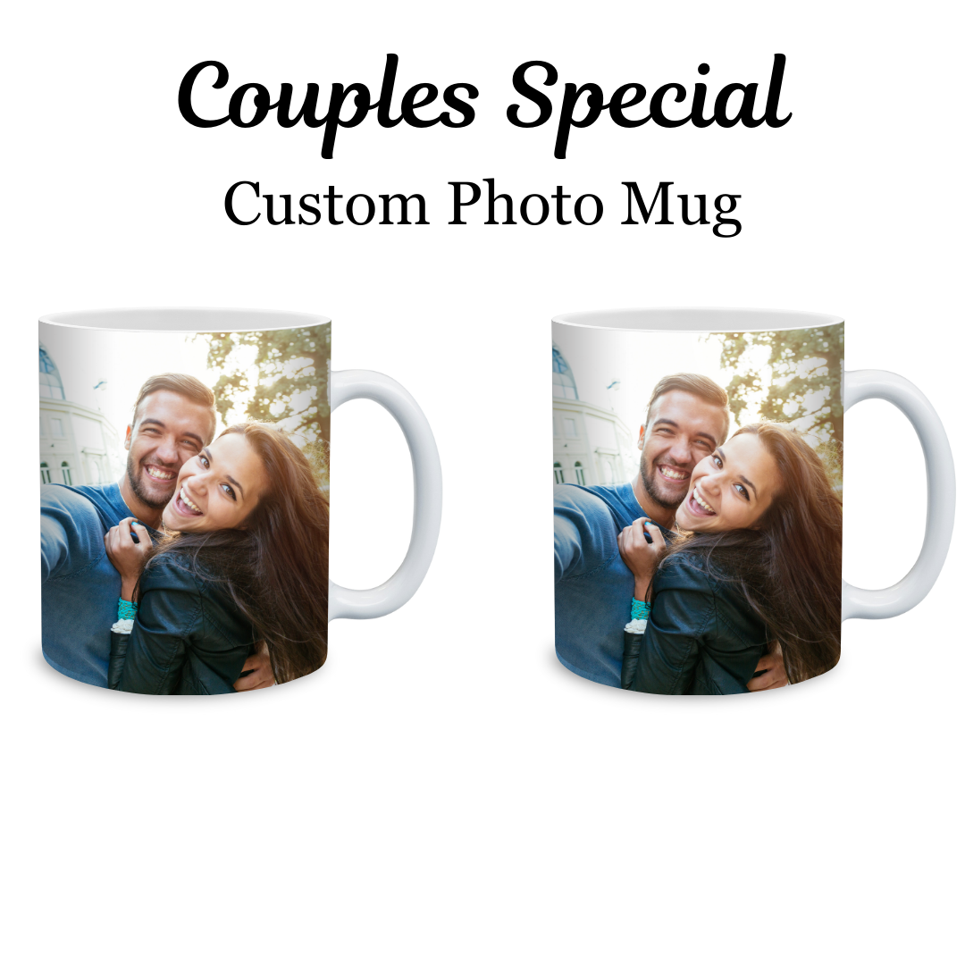 Love Sip Duo – Custom Photo Mug Set