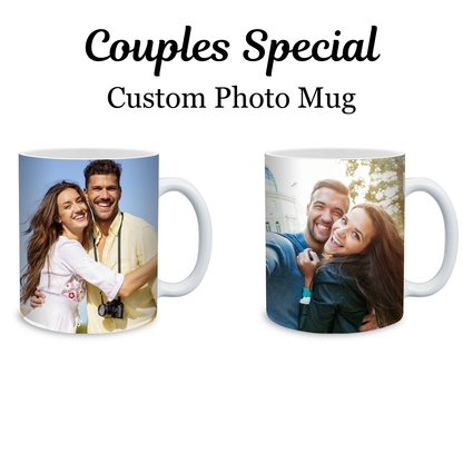 Love Sip Duo – Custom Photo Mug Set