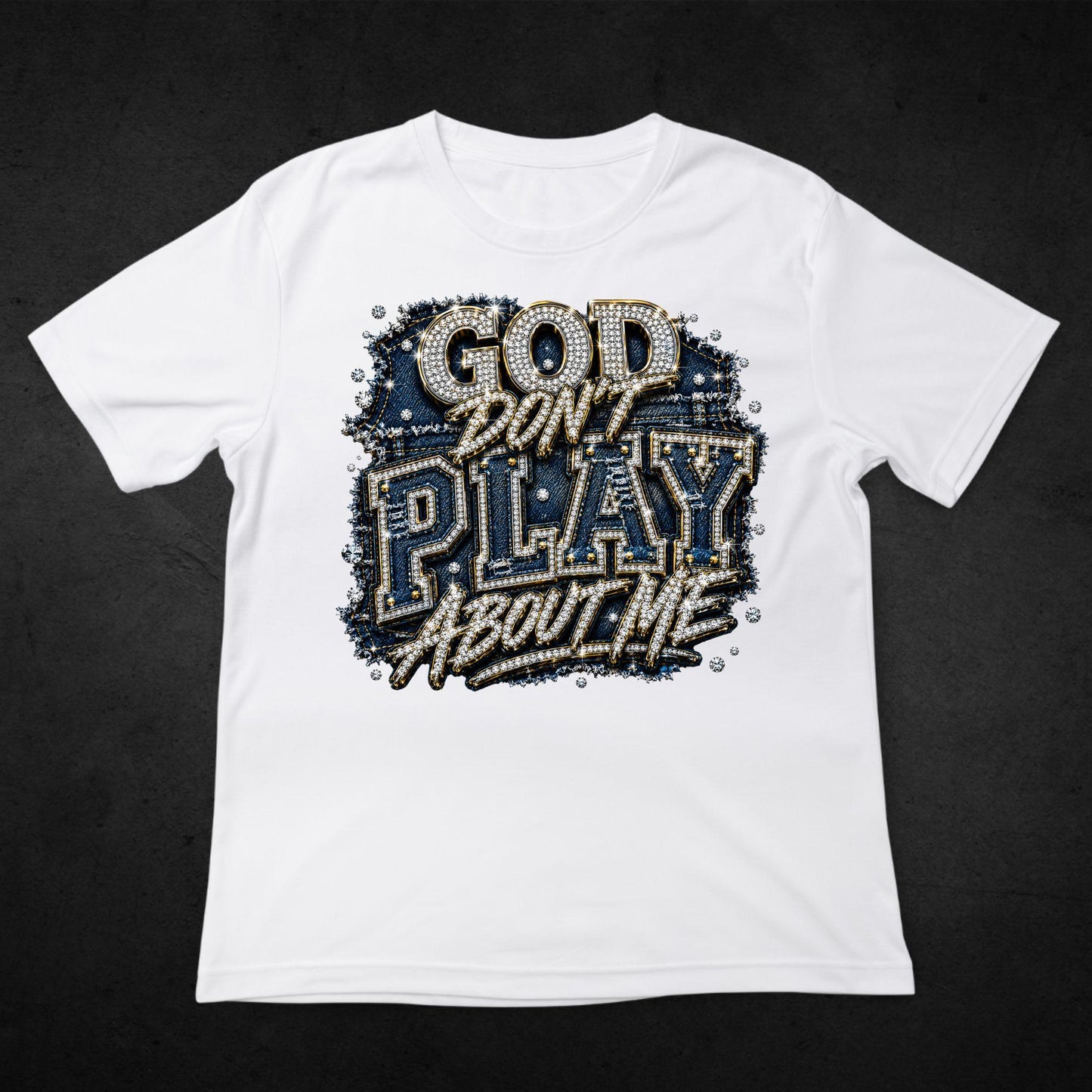 God Got Me Graphic Tee Collection | God Don’t Play About Me Viral Shirt | Faith Statement Tee