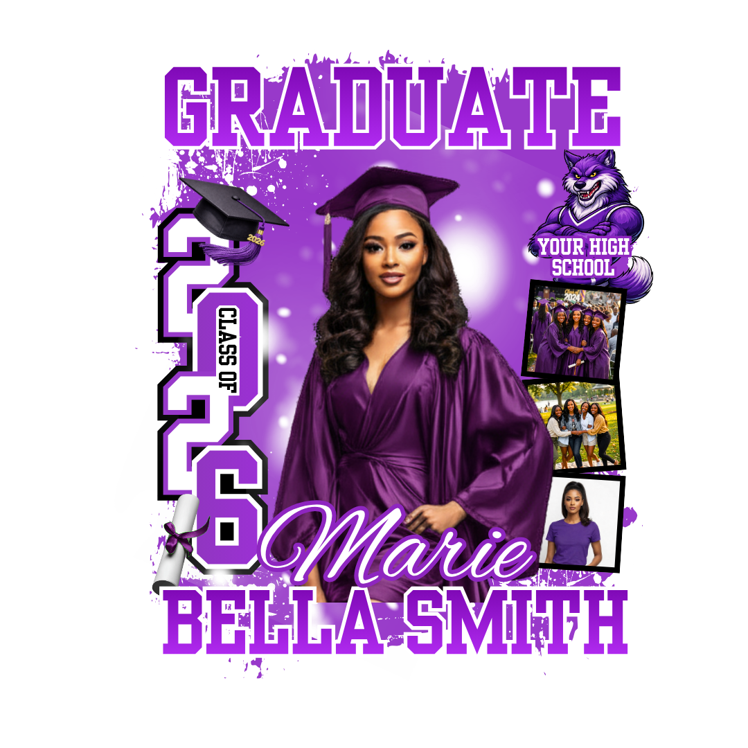 Custom Graduation T-Shirt with Photo | Personalized Graduation Shirt | Class of 2026 Shirt | Family Graduation Shirts