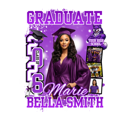 Custom Graduation T-Shirt with Photo | Personalized Graduation Shirt | Class of 2026 Shirt | Family Graduation Shirts