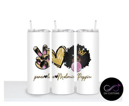 Peace Love Melanin 20-oz Tumbler