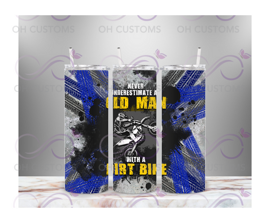 Old man Dirt bike